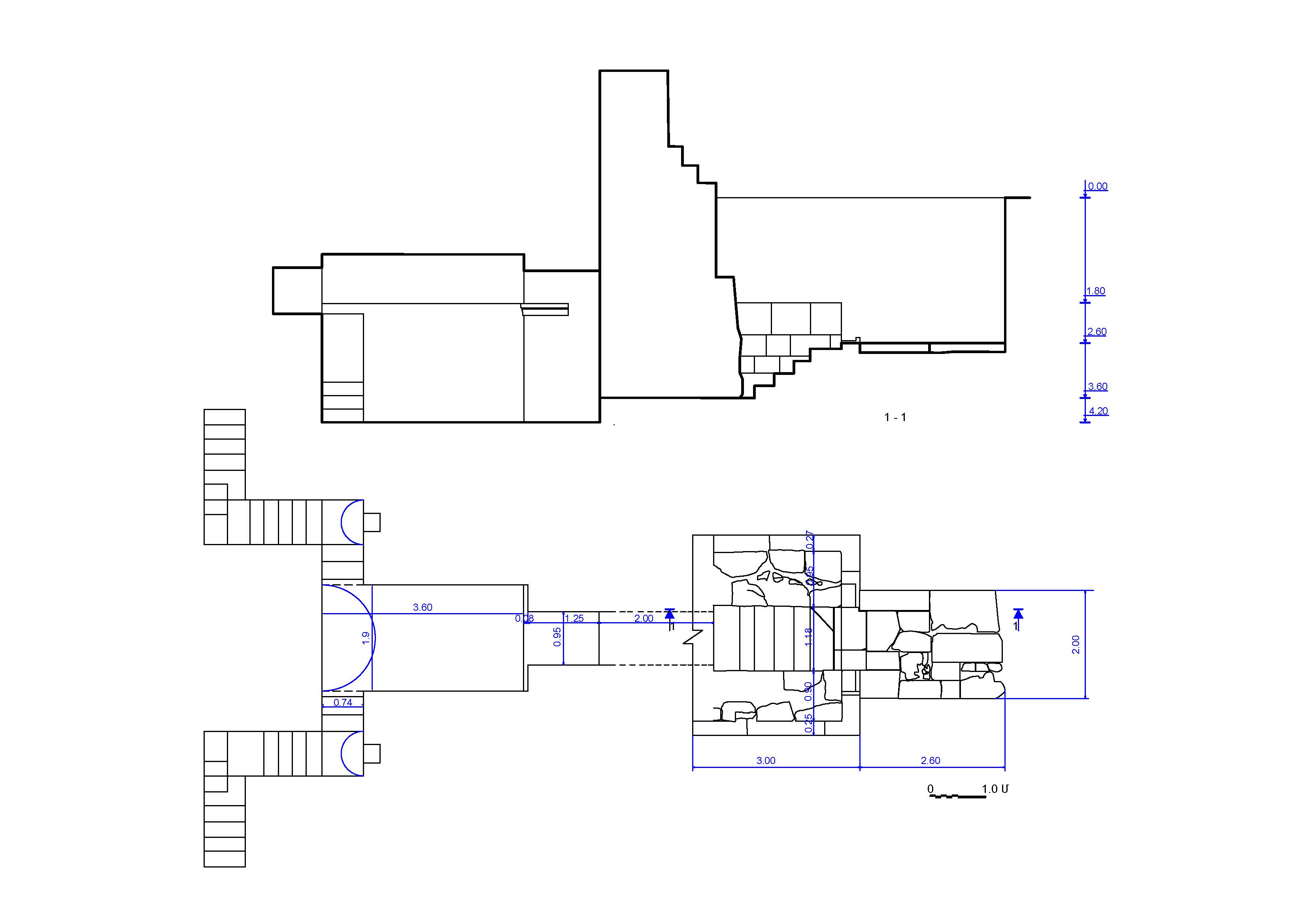 The main layout of the reliquary of Saint Grigoris.